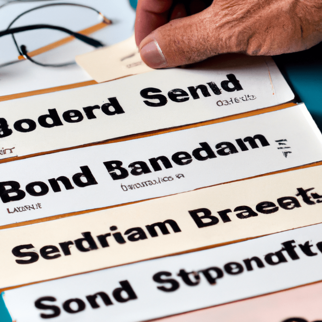 A photo of a person building a diverse bond portfolio, carefully selecting different types of bonds and evaluating credit ratings. Sigma 85 mm f/1.4. No text.. Sigma 85 mm f/1.4. No text.