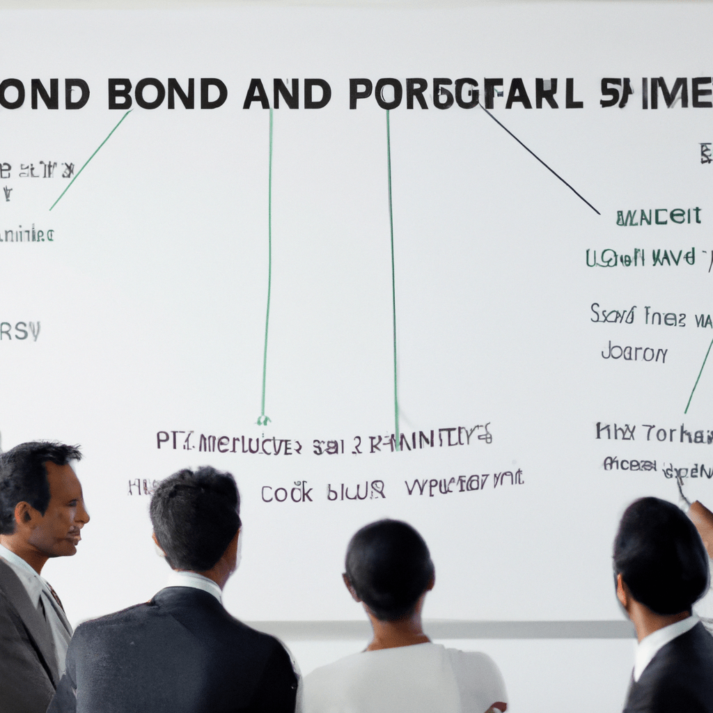 6 - PHOTO: A diverse group of investors discussing their risk profile and investment horizon while evaluating bond fund performance on a whiteboard.Nikon 50mm f/1.8. No text. Sigma 85 mm f/1.4. No text.. Sigma 85 mm f/1.4. No text.