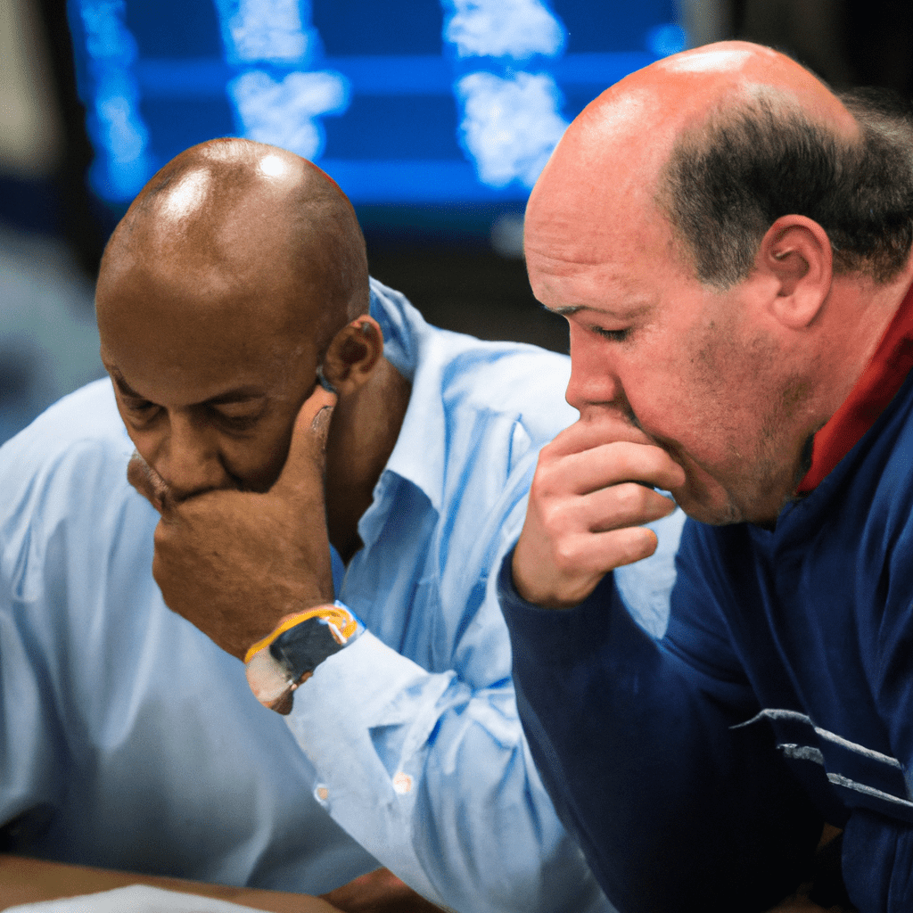 A photo of investors analyzing the risk of investing in government bonds during a state debt crisis. Canon 70-200mm lens captures the tension. Sigma 85 mm f/1.4. No text.. Sigma 85 mm f/1.4. No text.