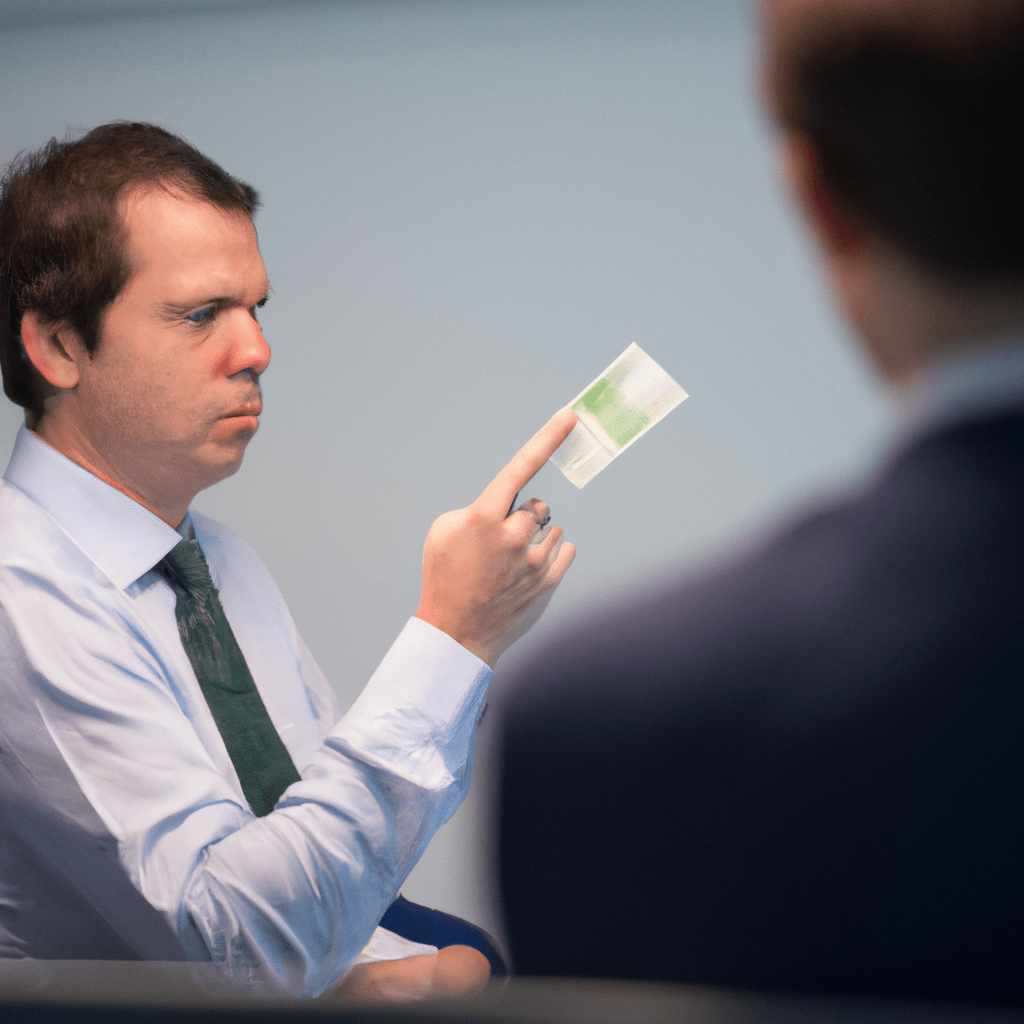 A photo of a financial advisor explaining the differences between currency shields and bonds. Sigma 85 mm f/1.4. No text.. Sigma 85 mm f/1.4. No text.