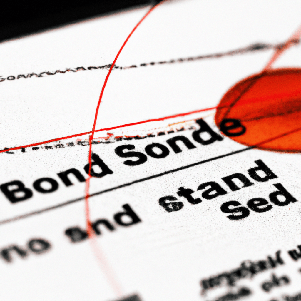 [Stock Market Chart - Corporate Bonds] A visual representation of the performance and risk associated with investing in corporate bonds. It highlights the potential for higher returns compared to government bonds, but also emphasizes the credit and liquidity risks investors should consider.. Sigma 85 mm f/1.4. No text.