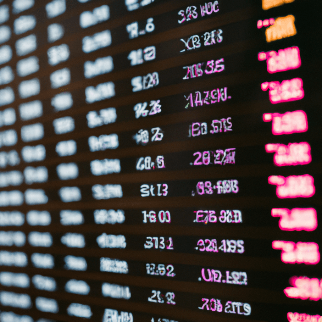 A diverse portfolio of bonds on a stock exchange screen symbolizing bond arbitrage strategy and investment opportunities.. Sigma 85 mm f/1.4. No text.